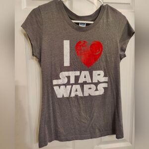 Star Wars grey tee shirt